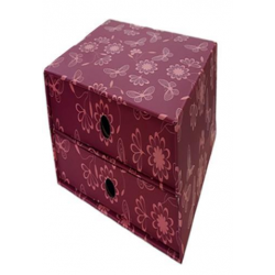 Next συρταριέρα 2συρτ. "Μωβ-ροζ" Υ22x23x21εκ.